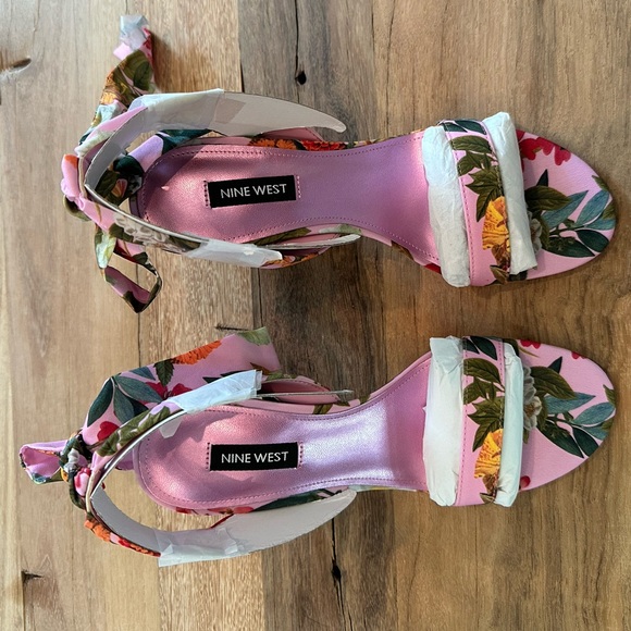 ⭐️NWT Nine West “Kelsie” Ankle Wrap Heeled Sandals - Picture 8 of 8